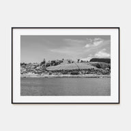 Lake Gregory Landscape B&W Poster