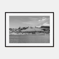 Lake Gregory Landscape B&W Poster