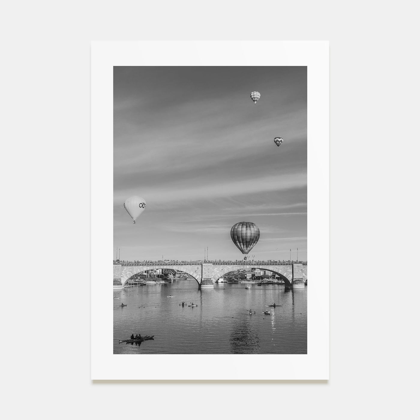 Lake Havasu City Photo B&W Poster