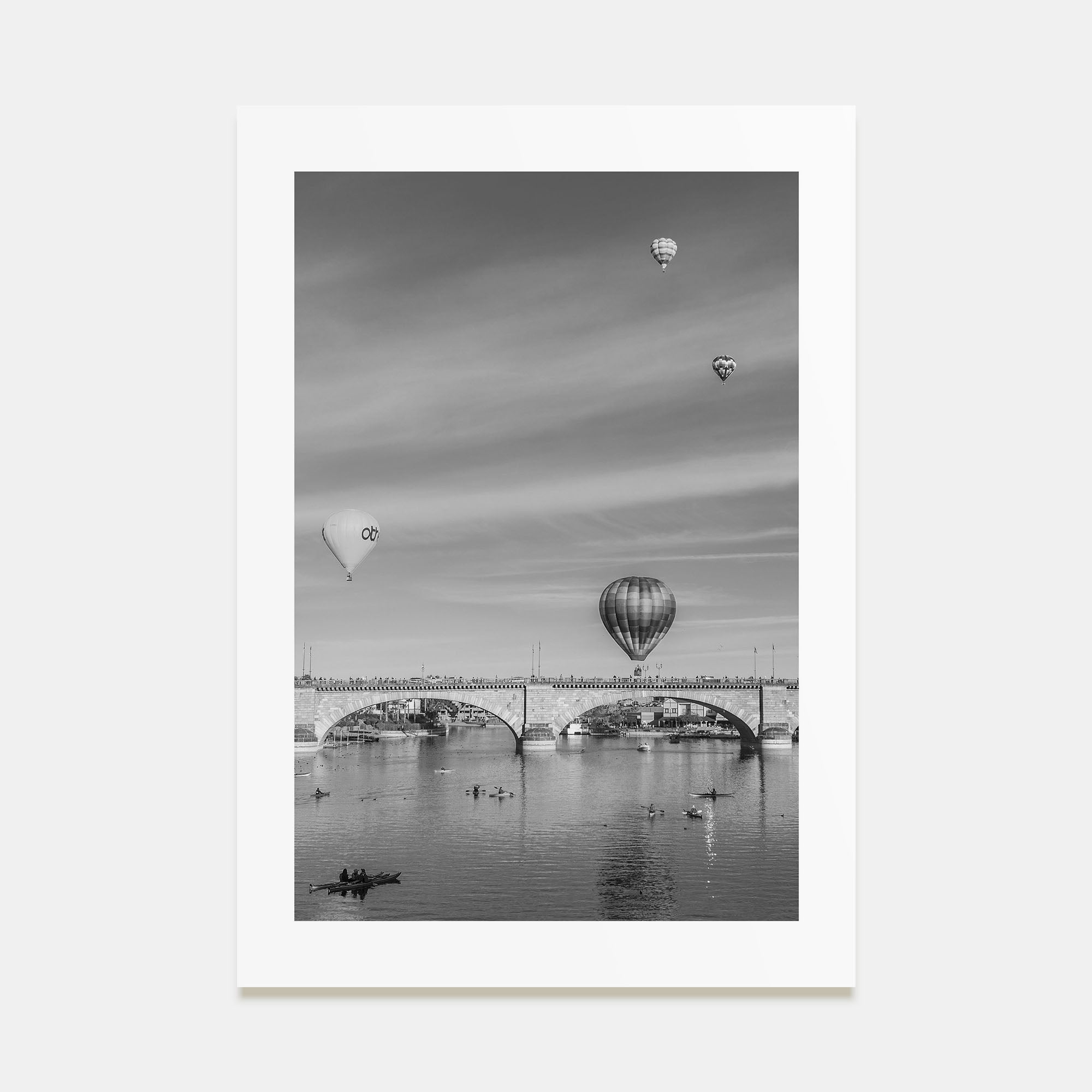 Lake Havasu City Photo B&W Poster