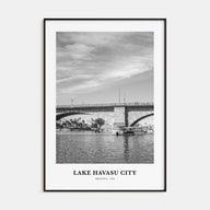 Lake Havasu City Portrait B&W Poster