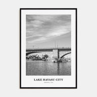 Lake Havasu City Portrait B&W Poster