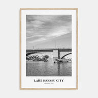 Lake Havasu City Portrait B&W Poster