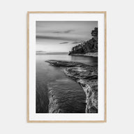 Lake Michigan Photo B&W No 1 Poster