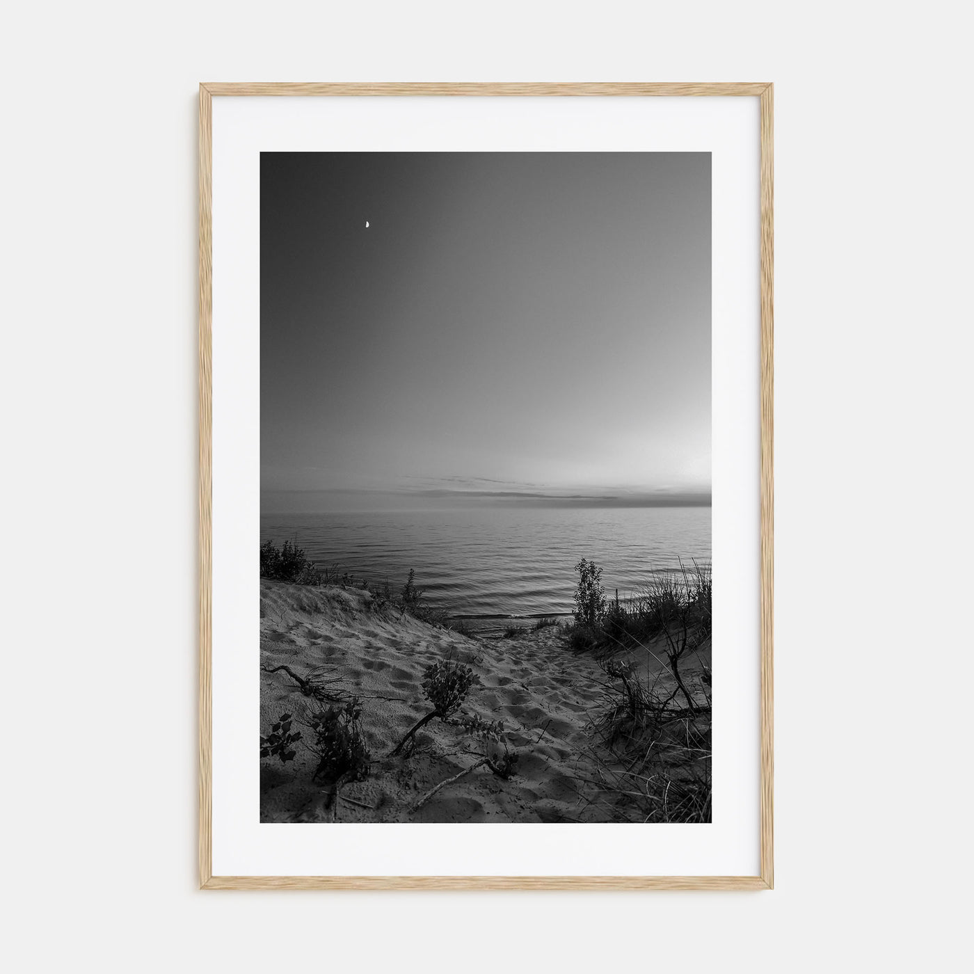 Lake Michigan Photo B&W No 3 Poster