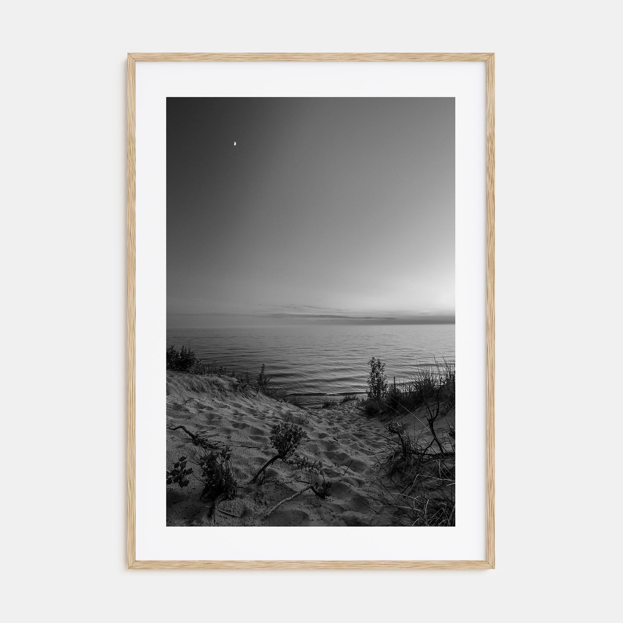 Lake Michigan Photo B&W No 3 Poster