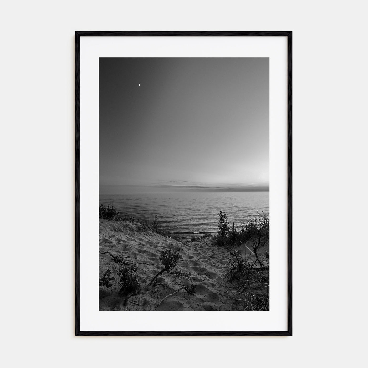 Lake Michigan Photo B&W No 3 Poster