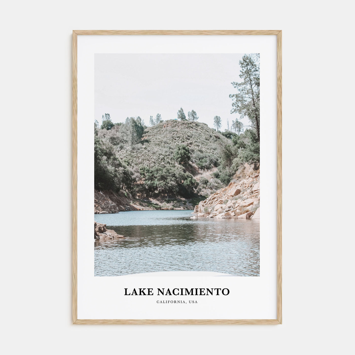 Lake Nacimiento Portrait Color Poster