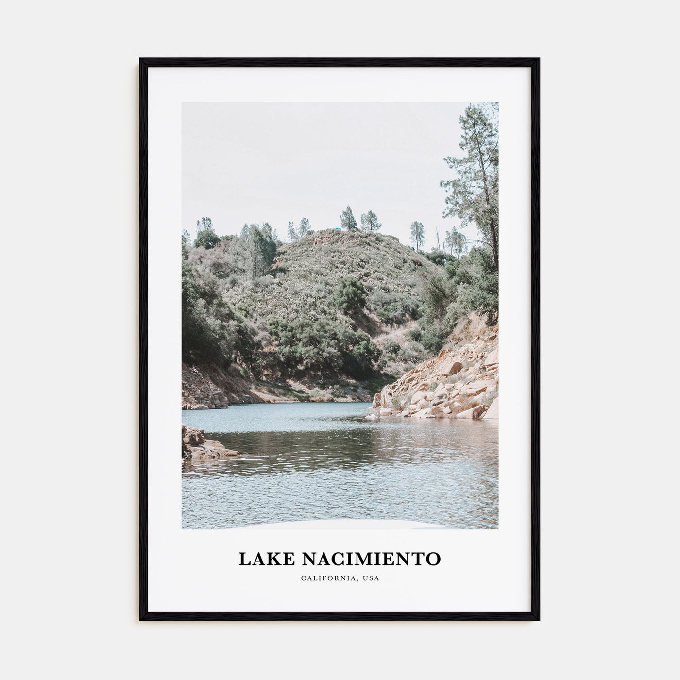 Lake Nacimiento Portrait Color Poster