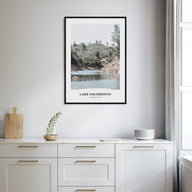 Lake Nacimiento Portrait Color Poster