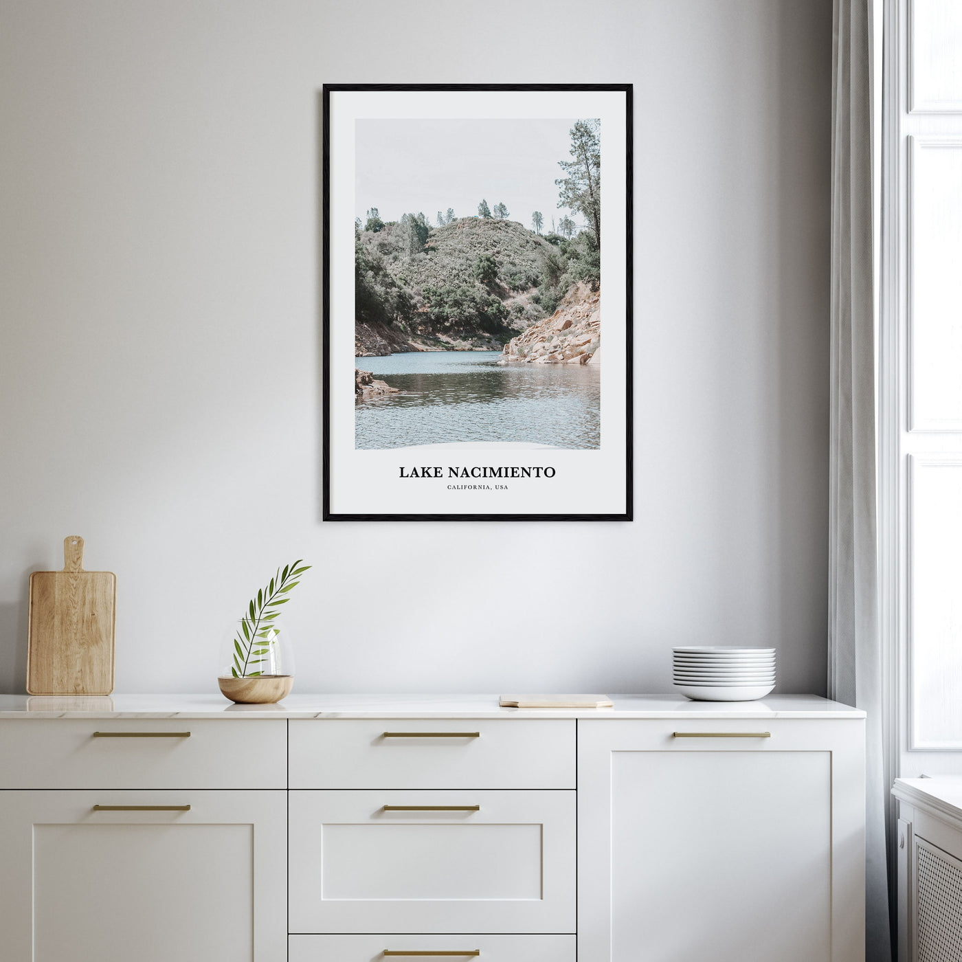 Lake Nacimiento Portrait Color Poster
