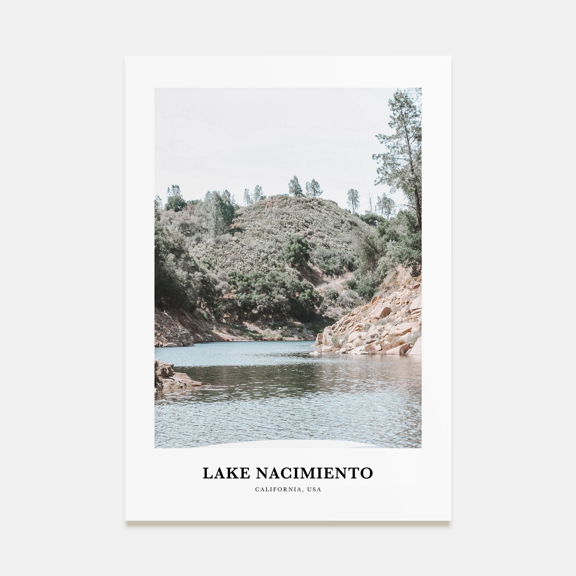 Lake Nacimiento Portrait Color Poster