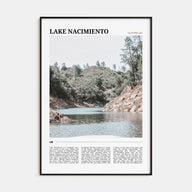 Lake Nacimiento Travel Color Poster