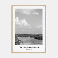 Lake of the Ozarks Portrait B&W Poster
