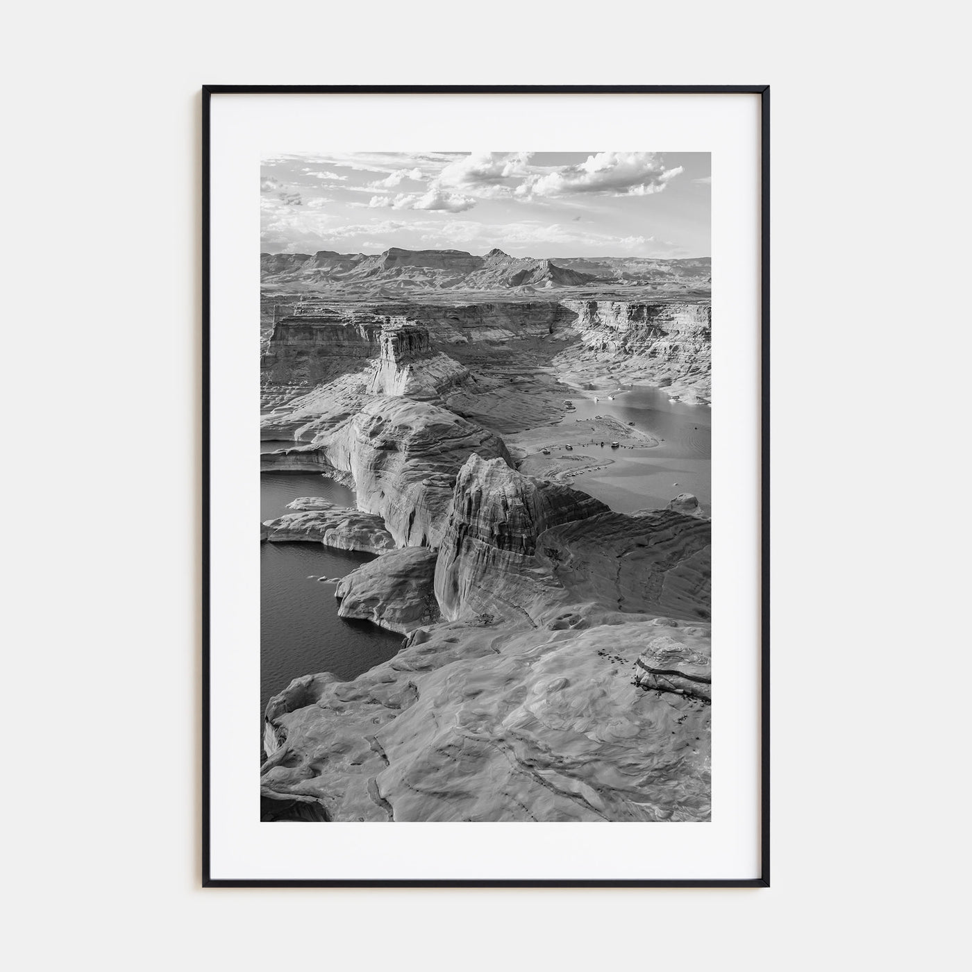 Lake Powell Photo B&W Poster