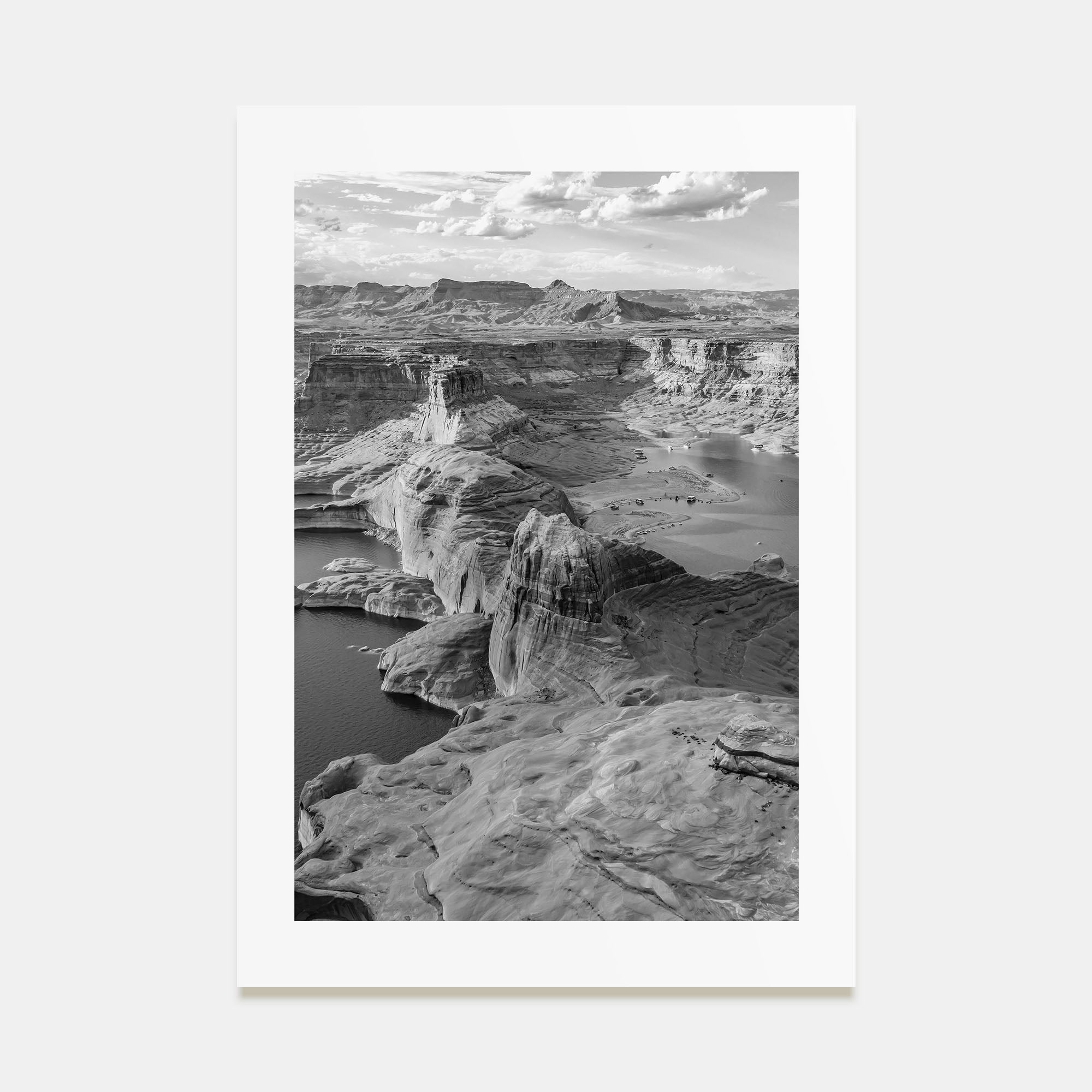 Lake Powell Photo B&W Poster