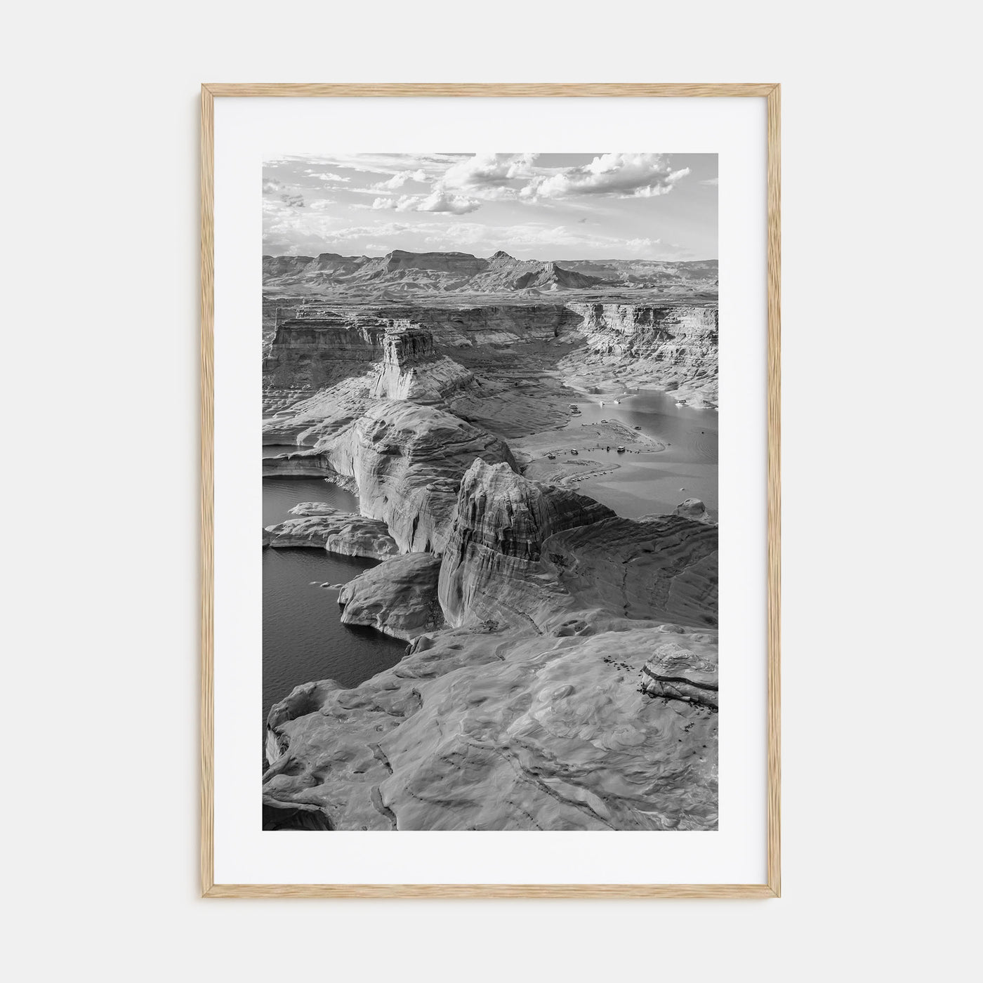 Lake Powell Photo B&W Poster