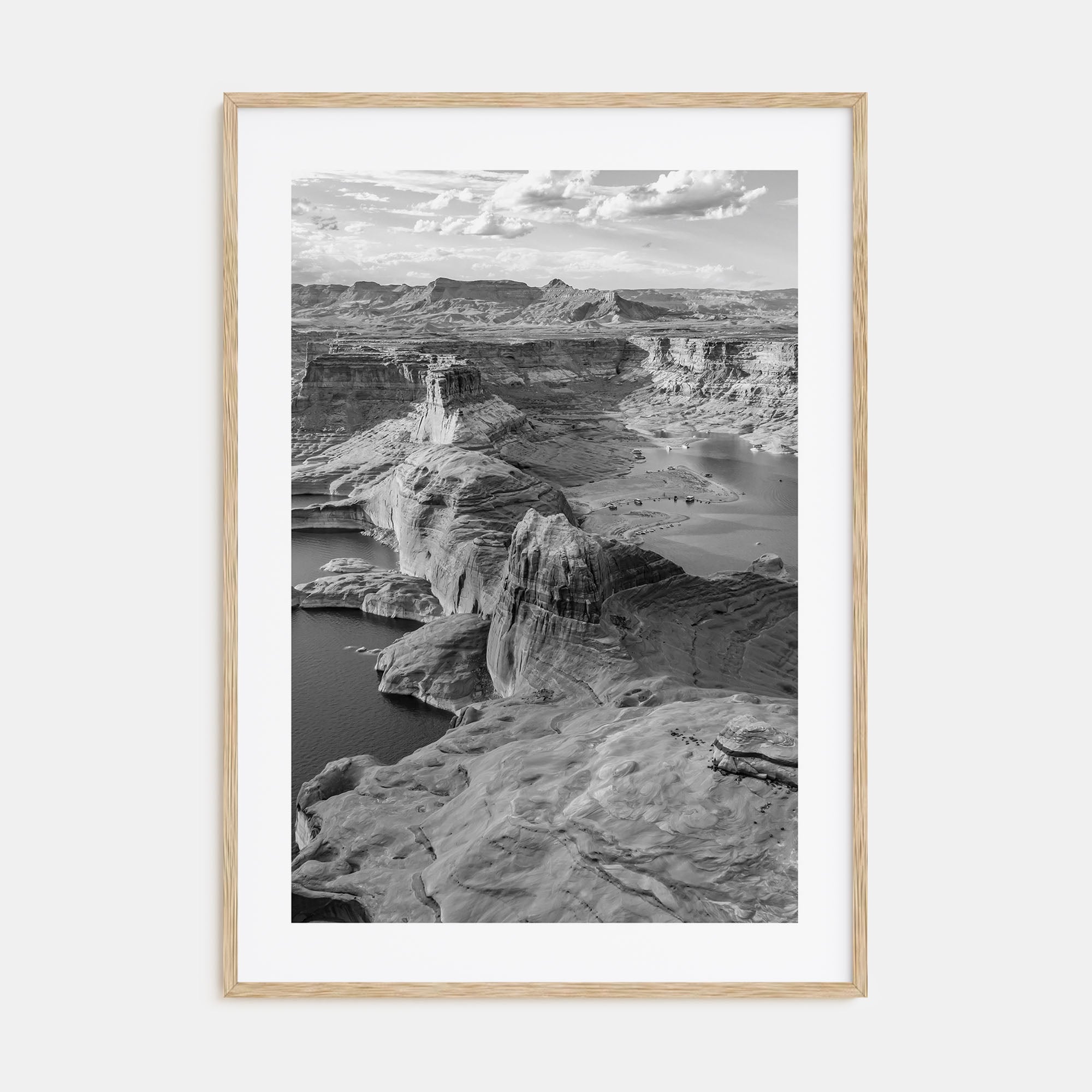 Lake Powell Photo B&W Poster