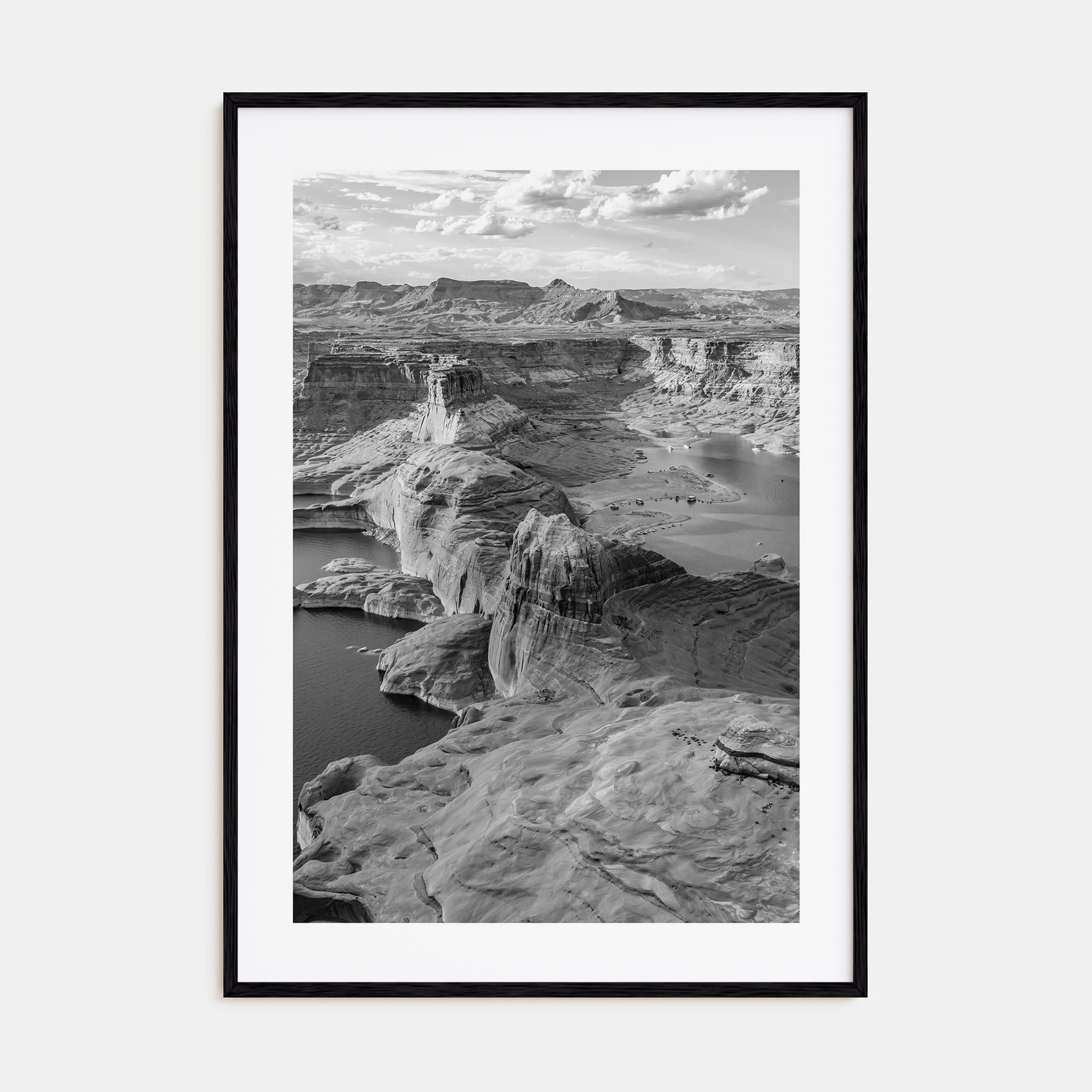 Lake Powell Photo B&W Poster