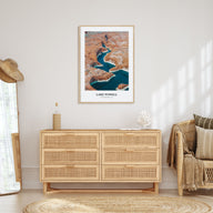 Lake Powell Portrait Color Poster