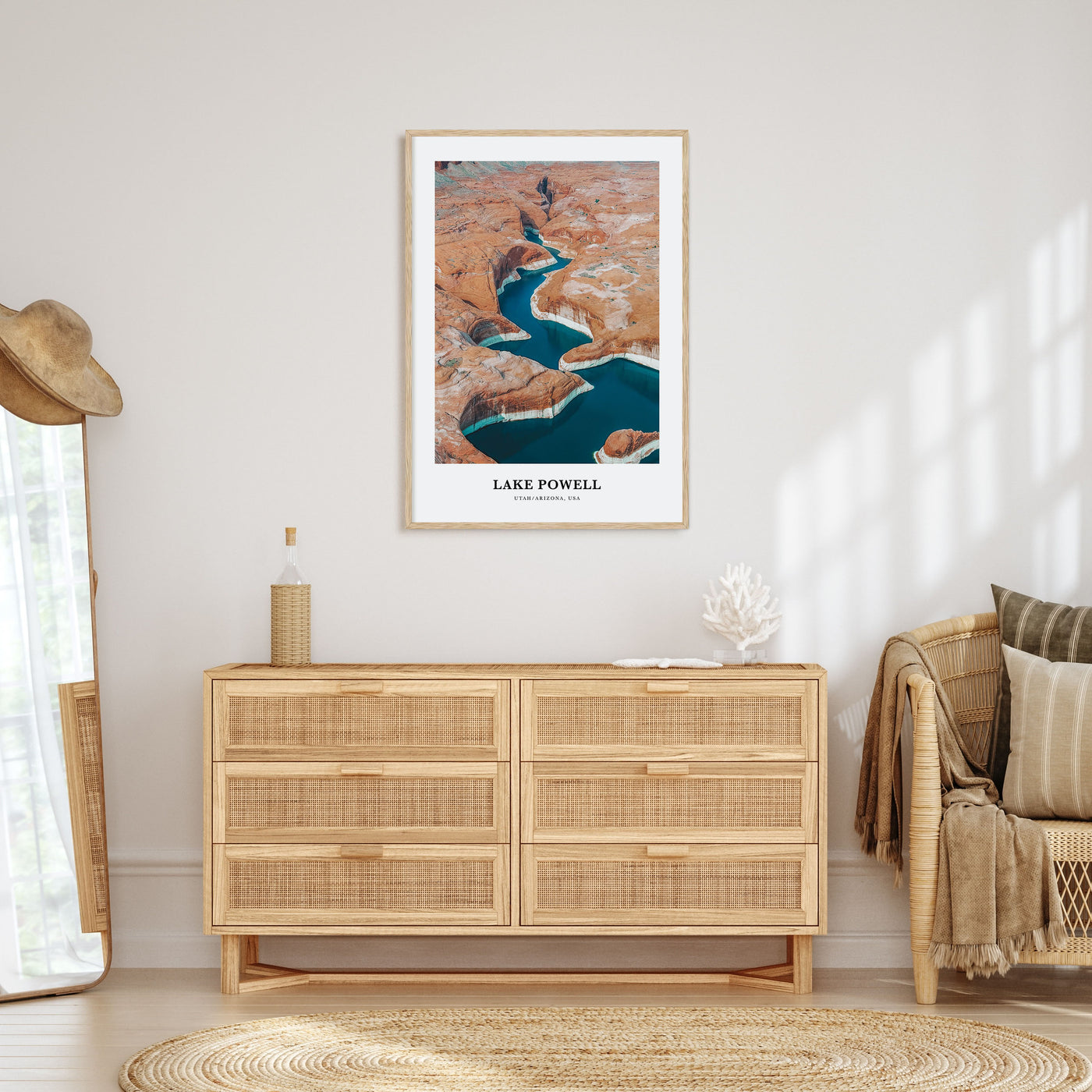 Lake Powell Portrait Color Poster