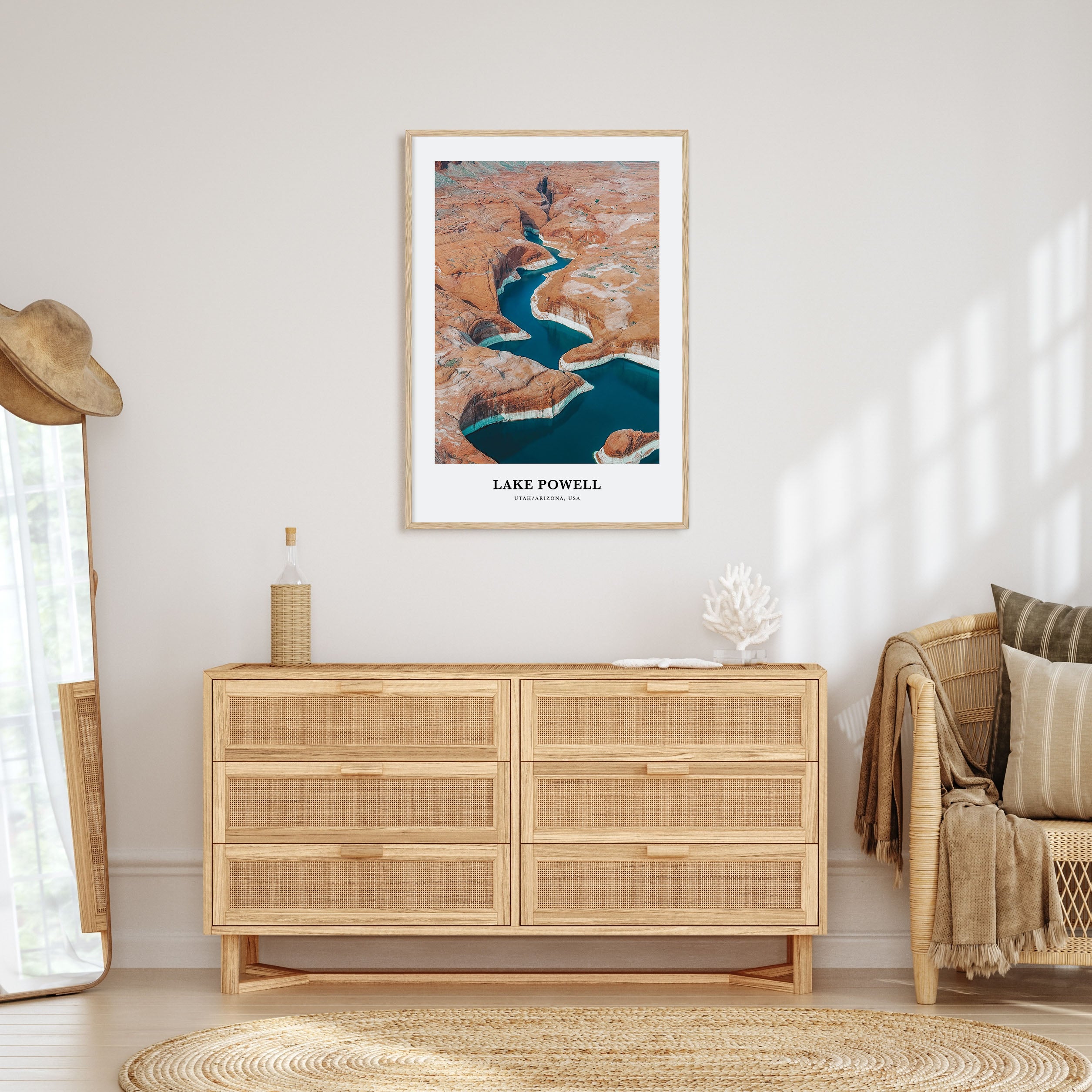 Lake Powell Portrait Color Poster