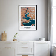 Lake Powell Portrait Color Poster