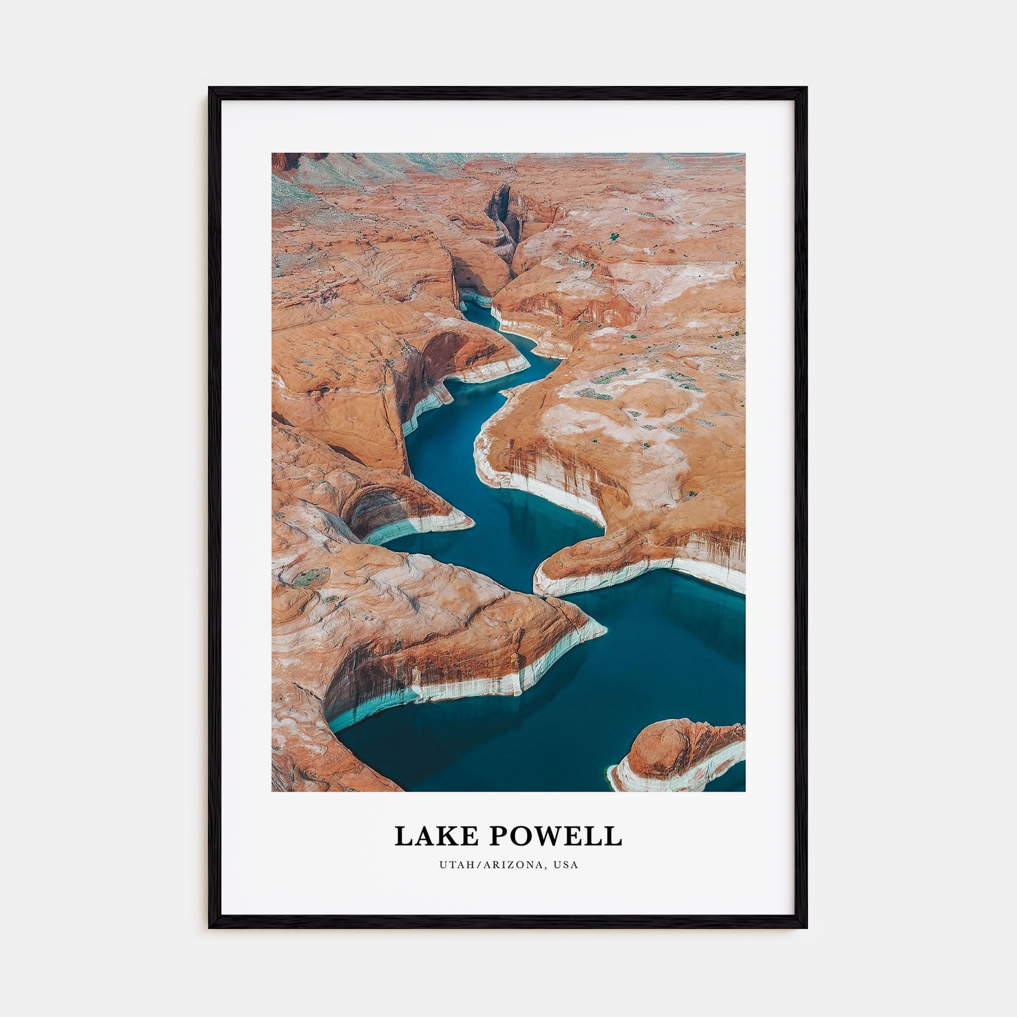 Lake Powell Portrait Color Poster