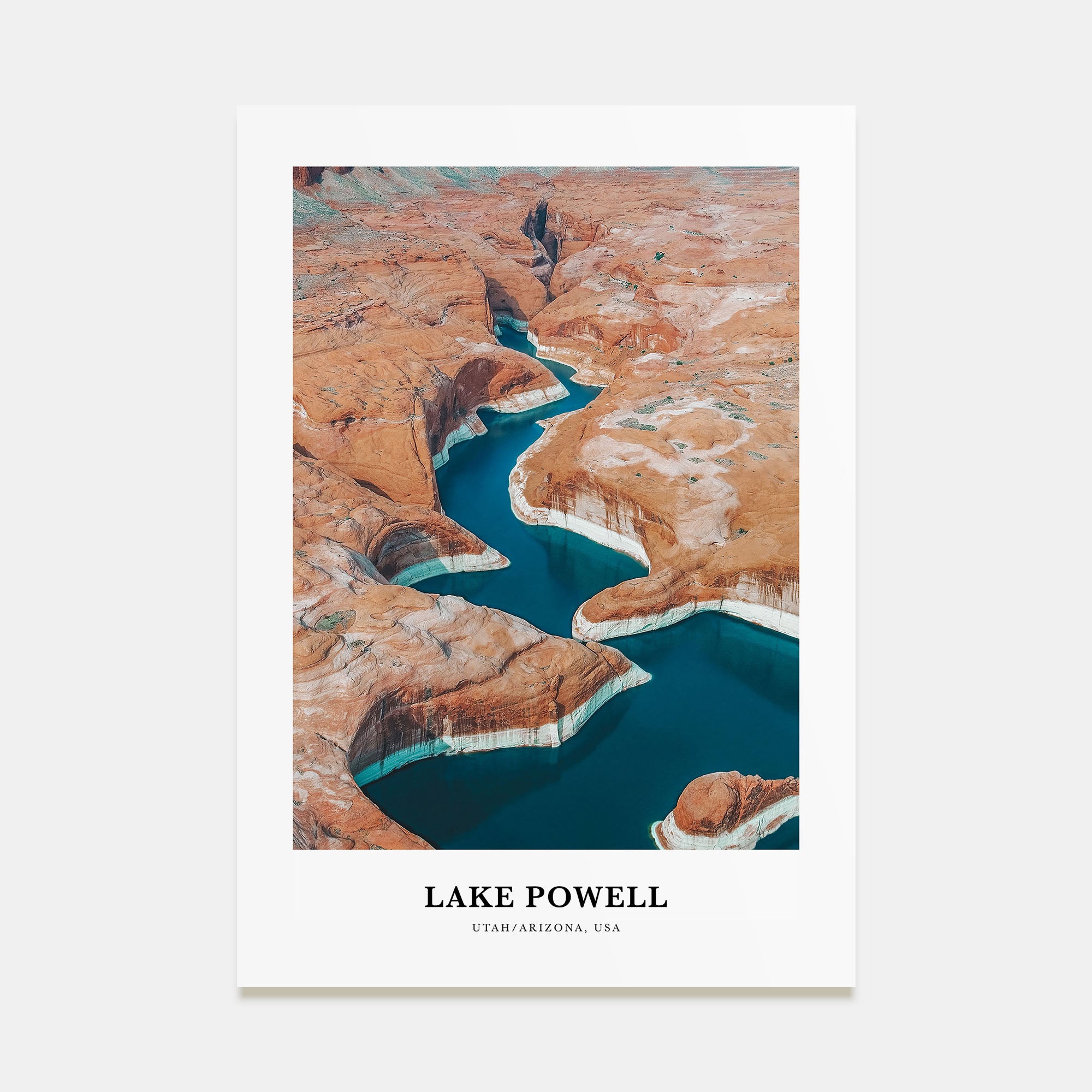 Lake Powell Portrait Color Poster