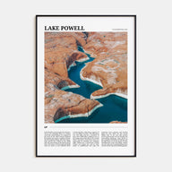 Lake Powell Travel Color Poster