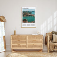 Lake Sonoma Travel Color Poster