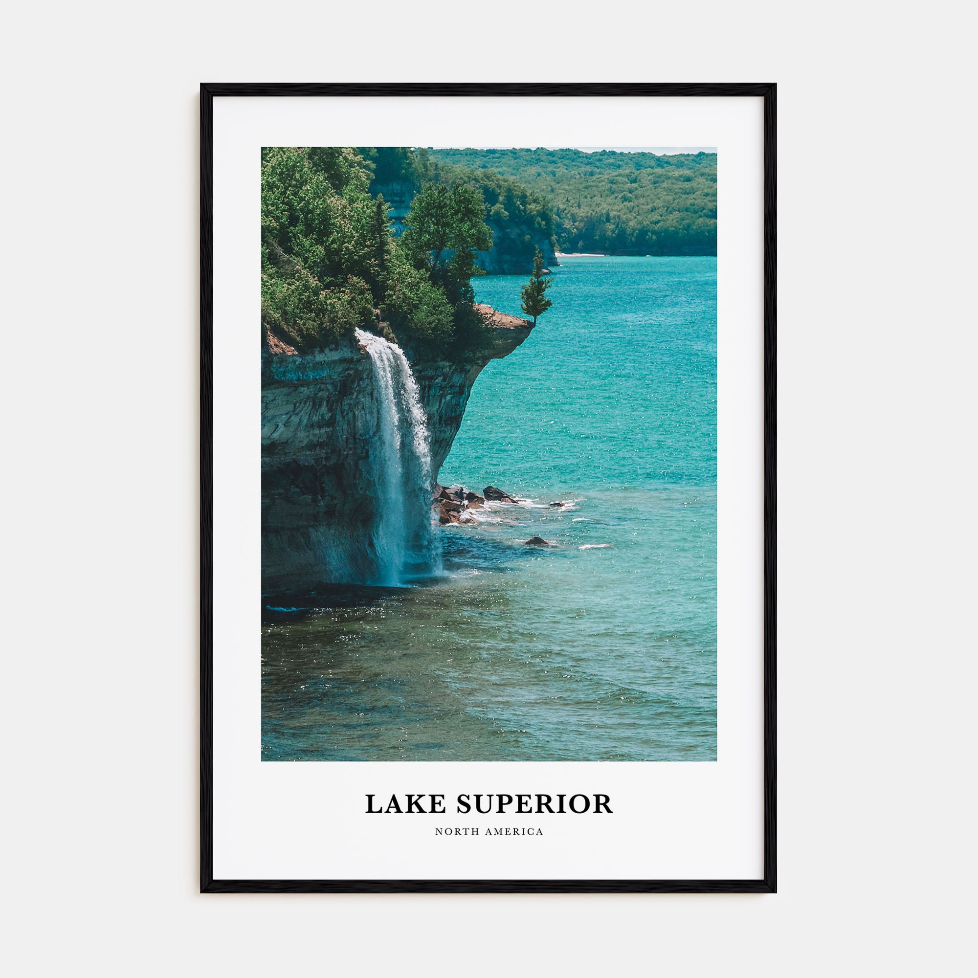 Lake Superior Portrait Color Poster