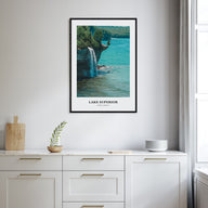 Lake Superior Portrait Color Poster