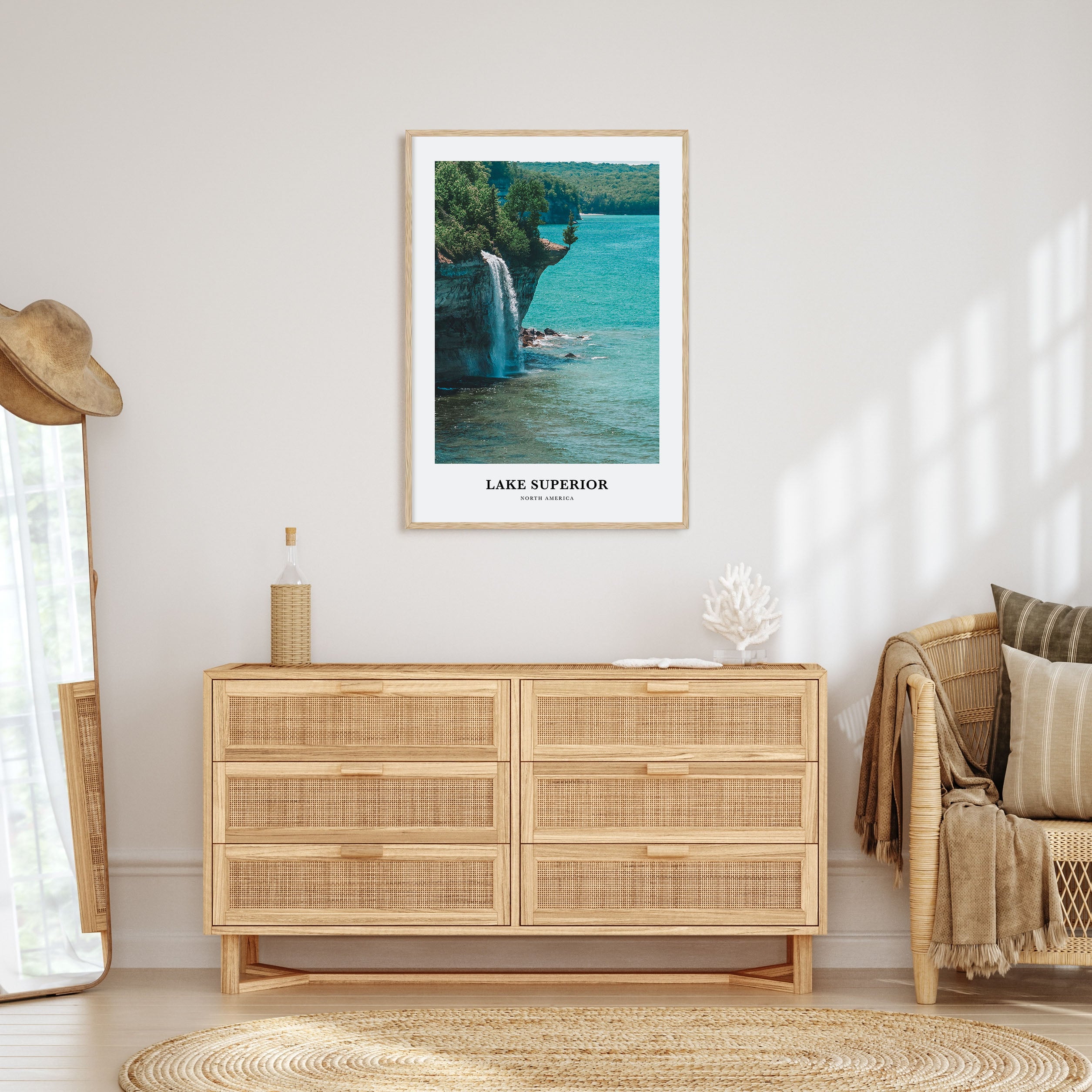 Lake Superior Portrait Color Poster
