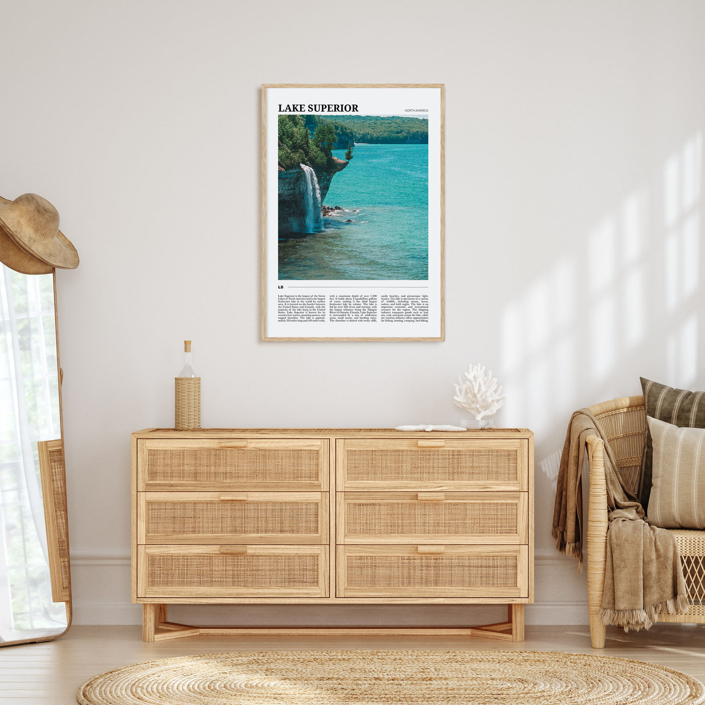 Lake Superior Travel Color Poster