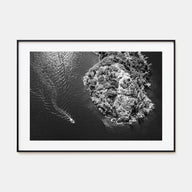 Lake Tahoe Landscape B&W Poster