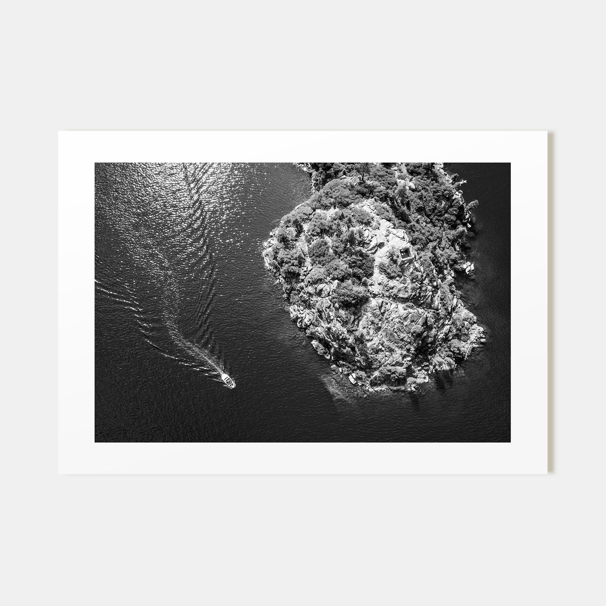 Lake Tahoe Landscape B&W Poster