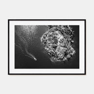 Lake Tahoe Landscape B&W Poster