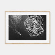 Lake Tahoe Landscape B&W Poster