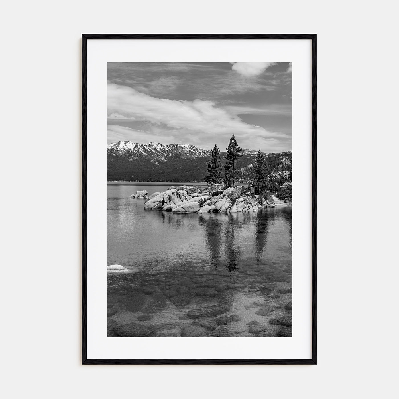 Lake Tahoe Photo B&W No 1 Poster