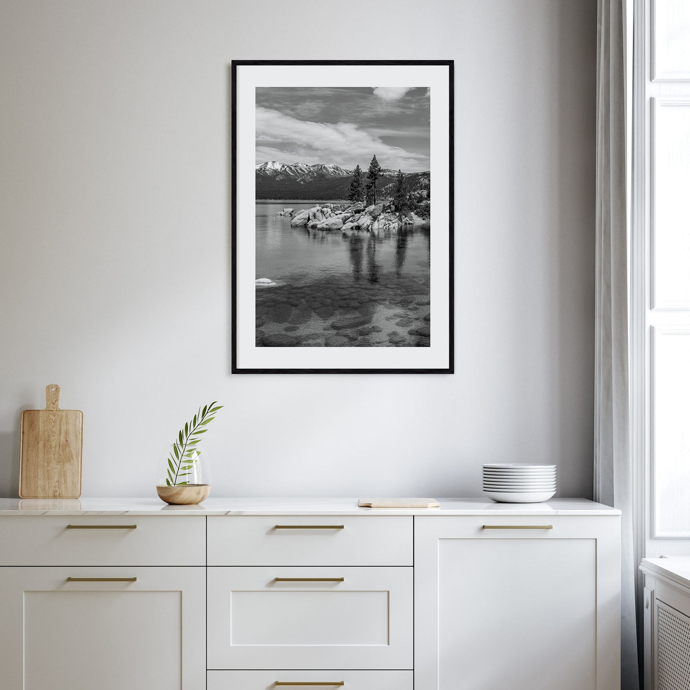Lake Tahoe Photo B&W No 1 Poster