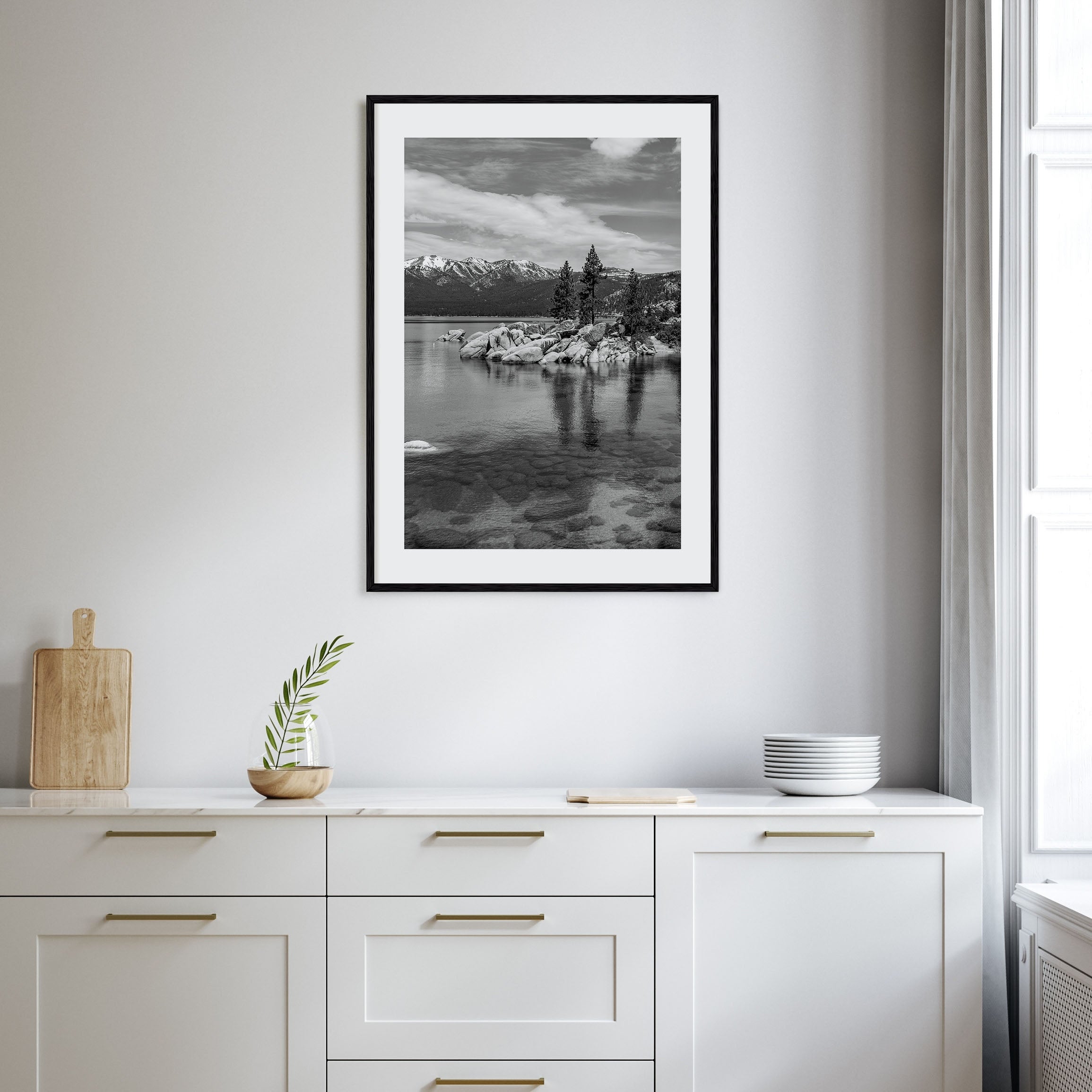 Lake Tahoe Photo B&W No 1 Poster