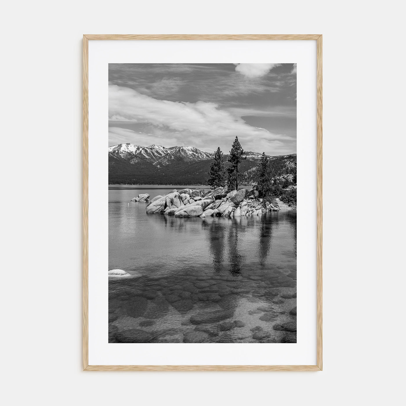 Lake Tahoe Photo B&W No 1 Poster