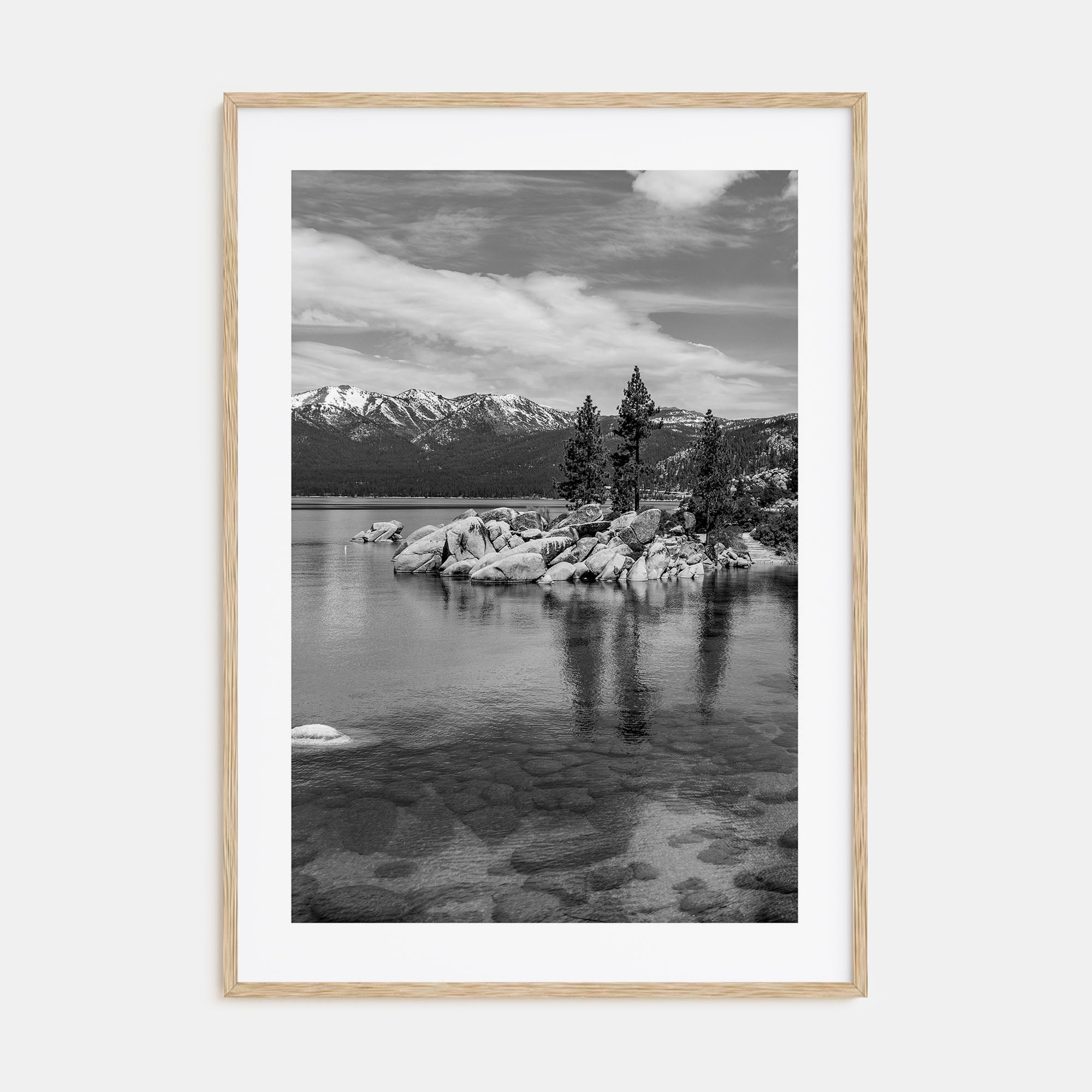 Lake Tahoe Photo B&W No 1 Poster