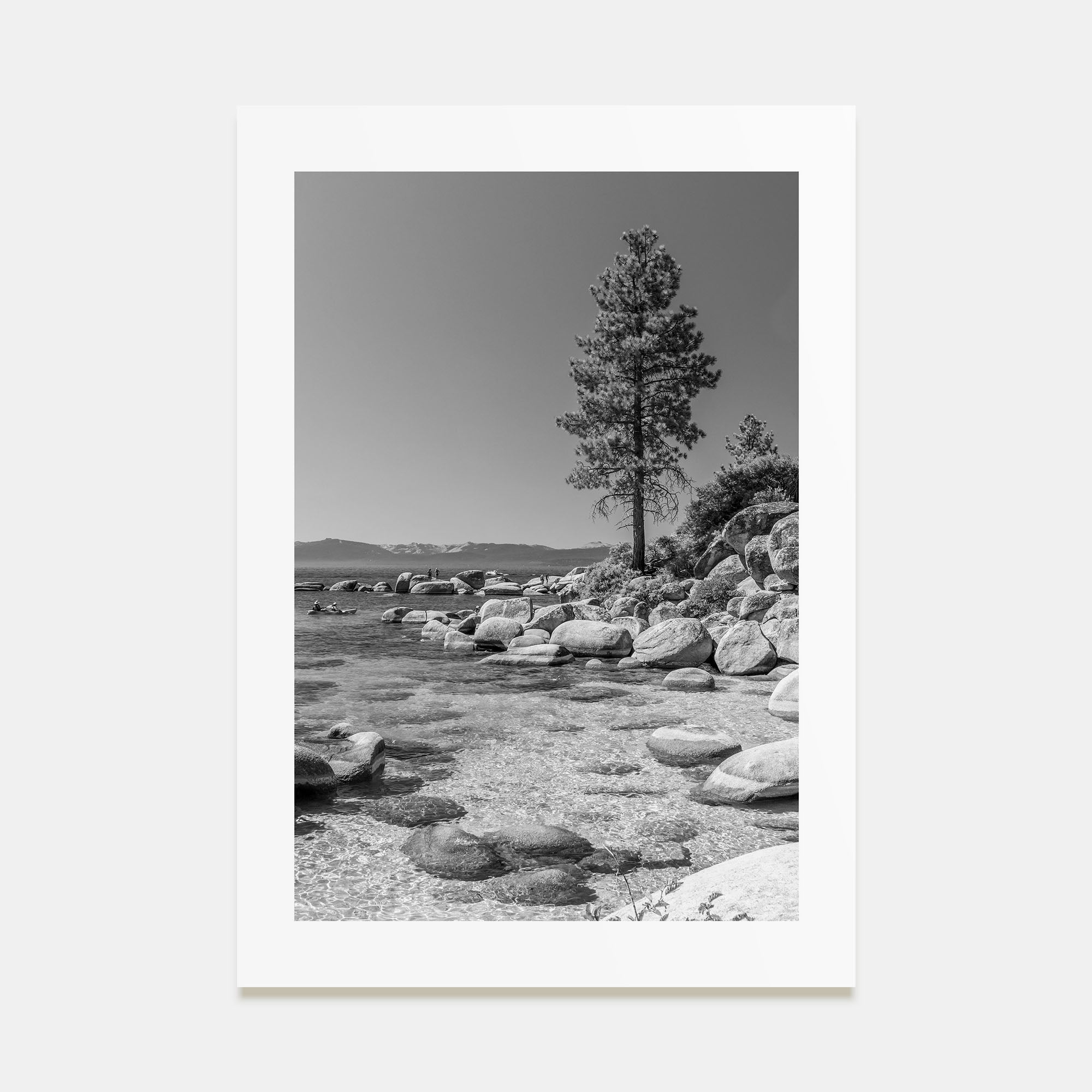 Lake Tahoe Photo B&W No 2 Poster