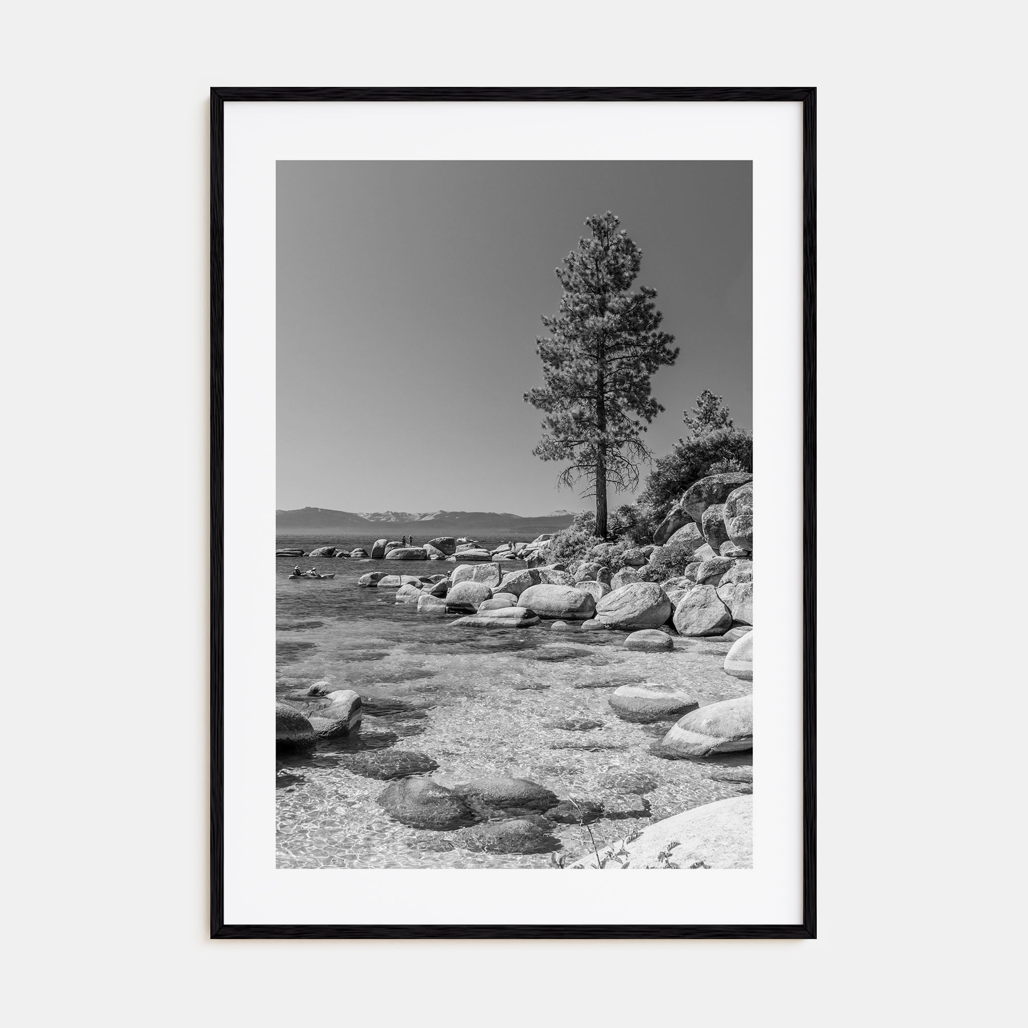 Lake Tahoe Photo B&W No 2 Poster