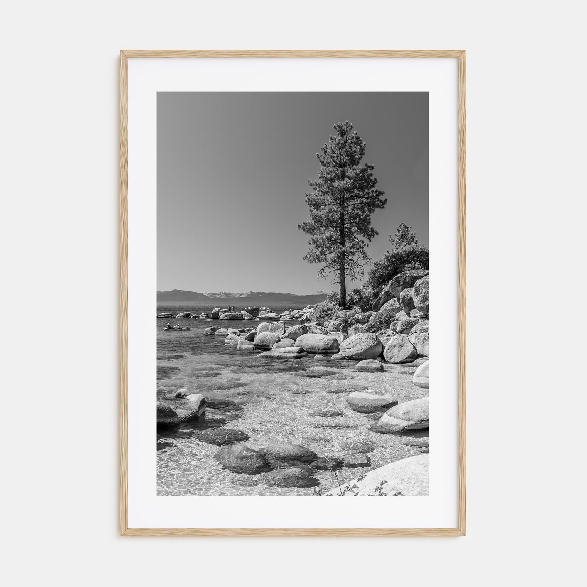 Lake Tahoe Photo B&W No 2 Poster