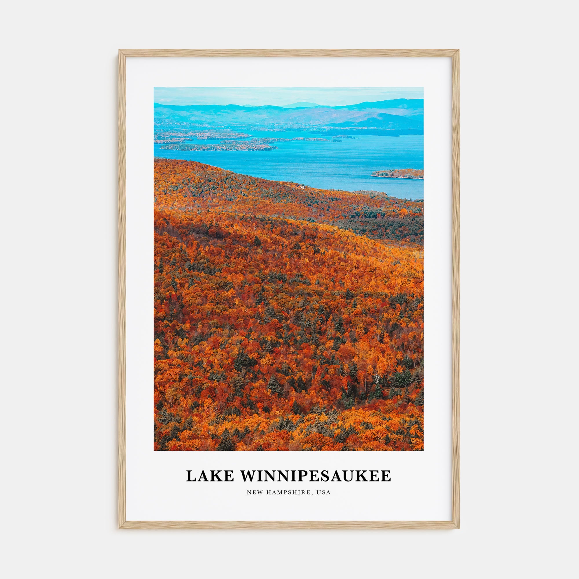 Lake Winnipesaukee Portrait Color Poster