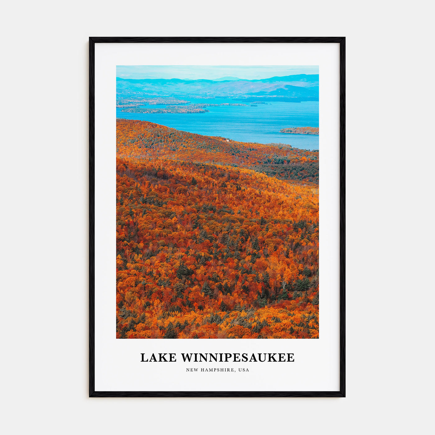 Lake Winnipesaukee Portrait Color Poster