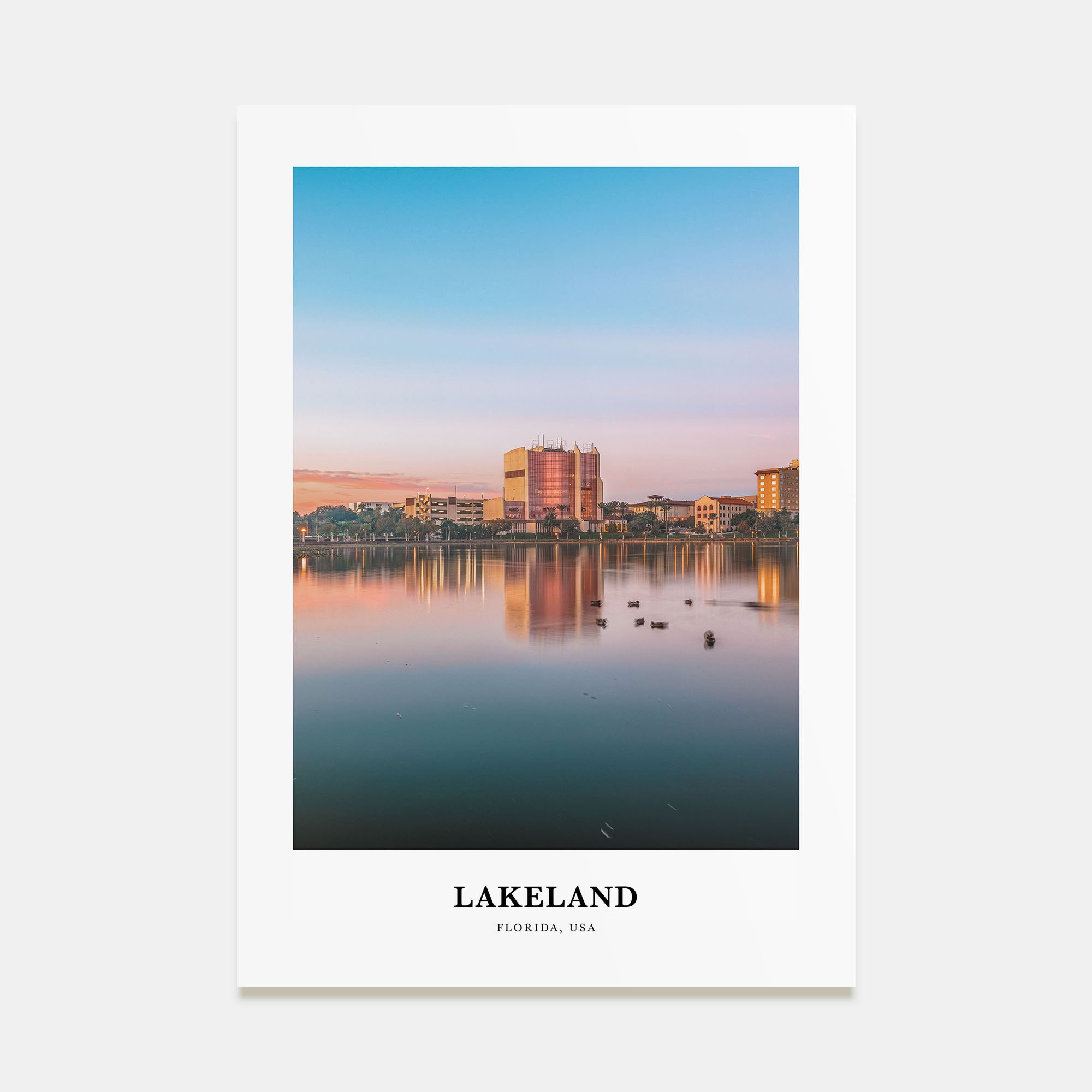 Lakeland Portrait Color Poster